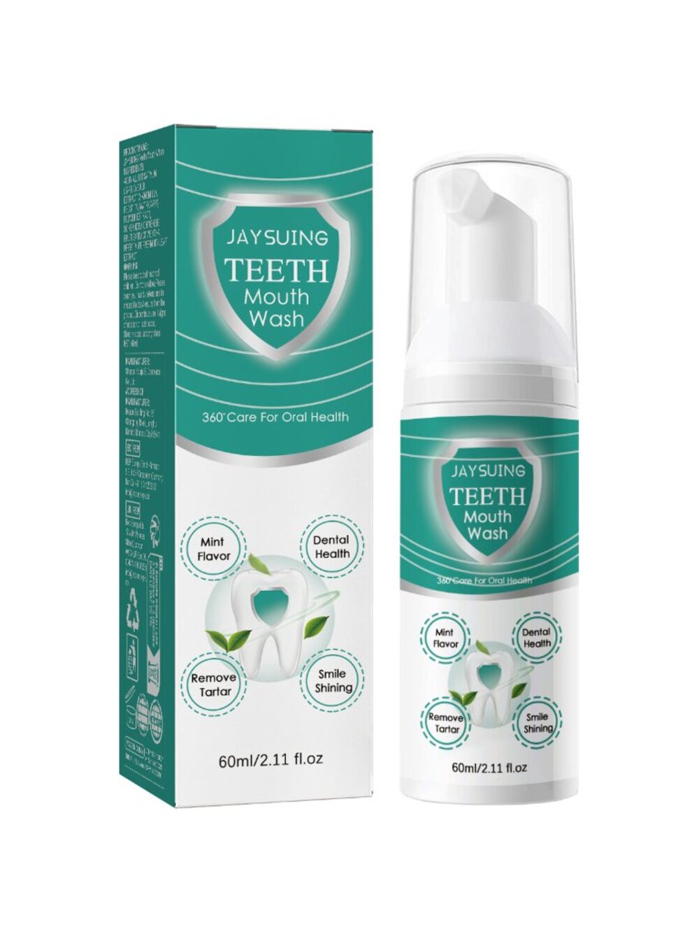 jaysuing Mint & Chamomile Foaming Tooth Cleanser 60ml